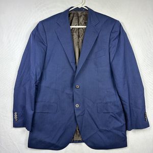 Suitsupply Lazio Sport Coat Jacket 44R Slim‎ Blue Vitale Barberis Surgeon Cuffs